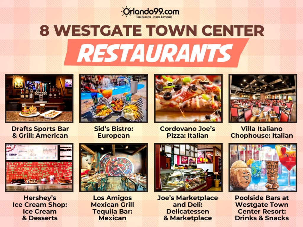8 Westgate Town Center Restaurants