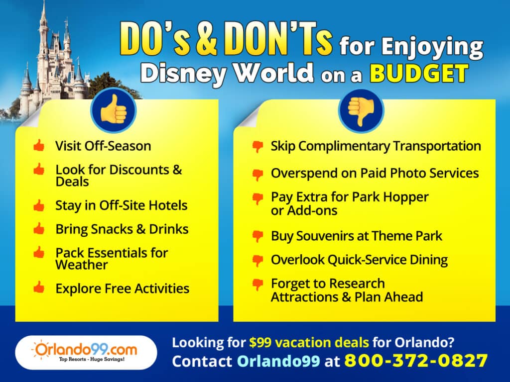 Do's & Don'ts for Disney on a Budget