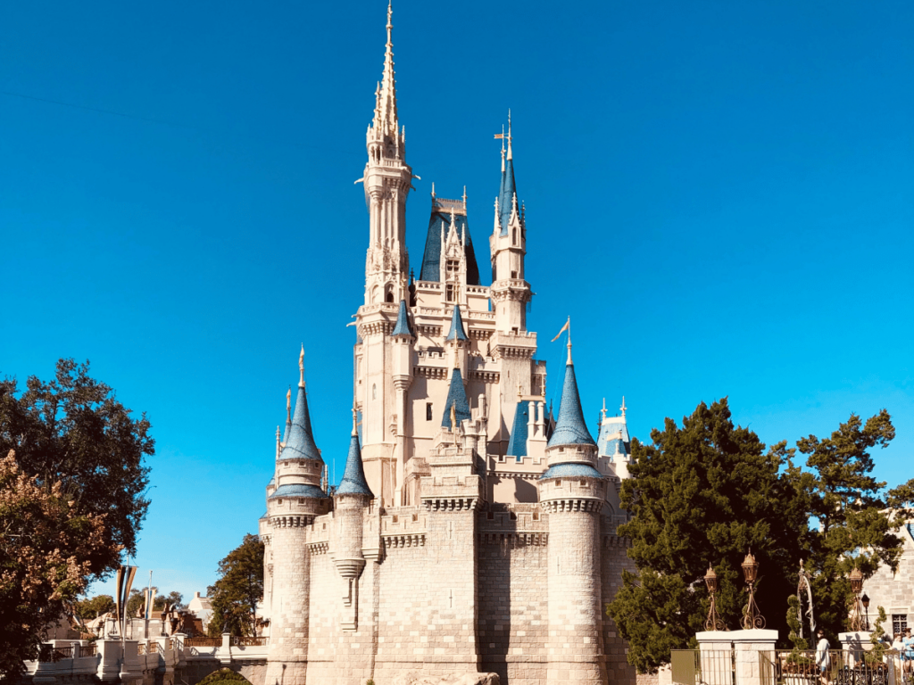 Cinderella castle at walt disney world orlando