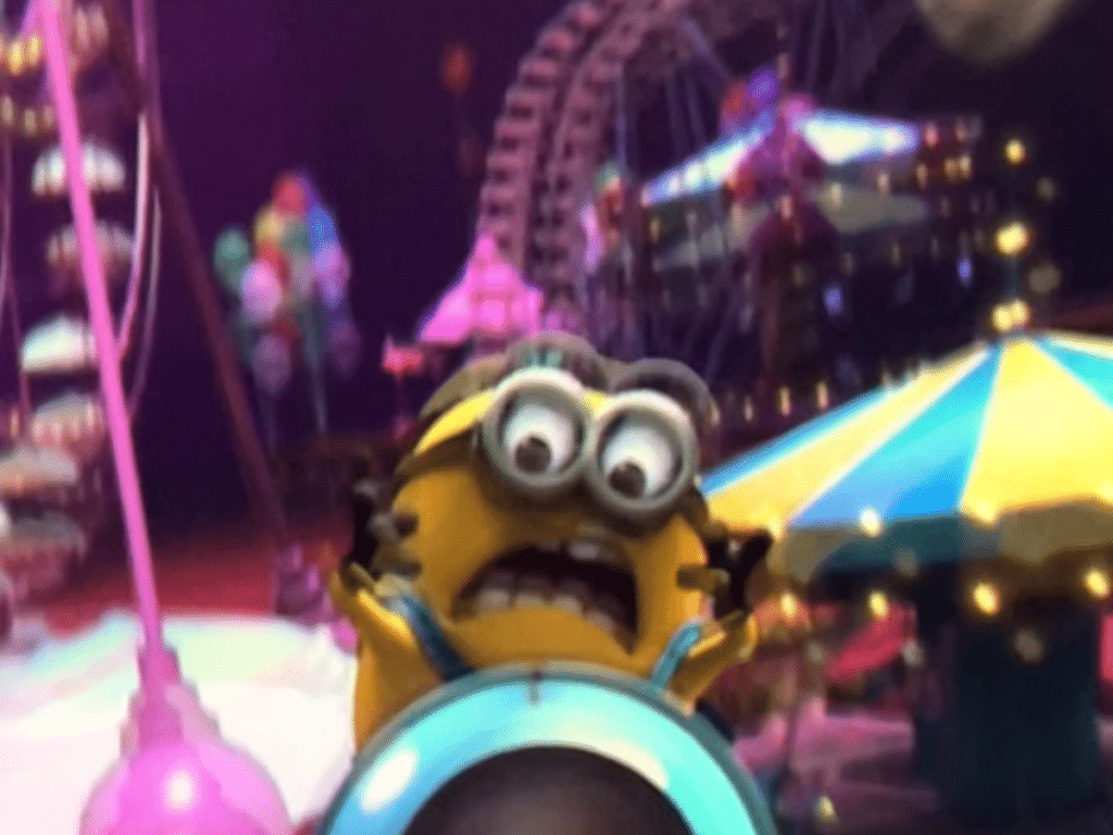 minion motion simulation ride