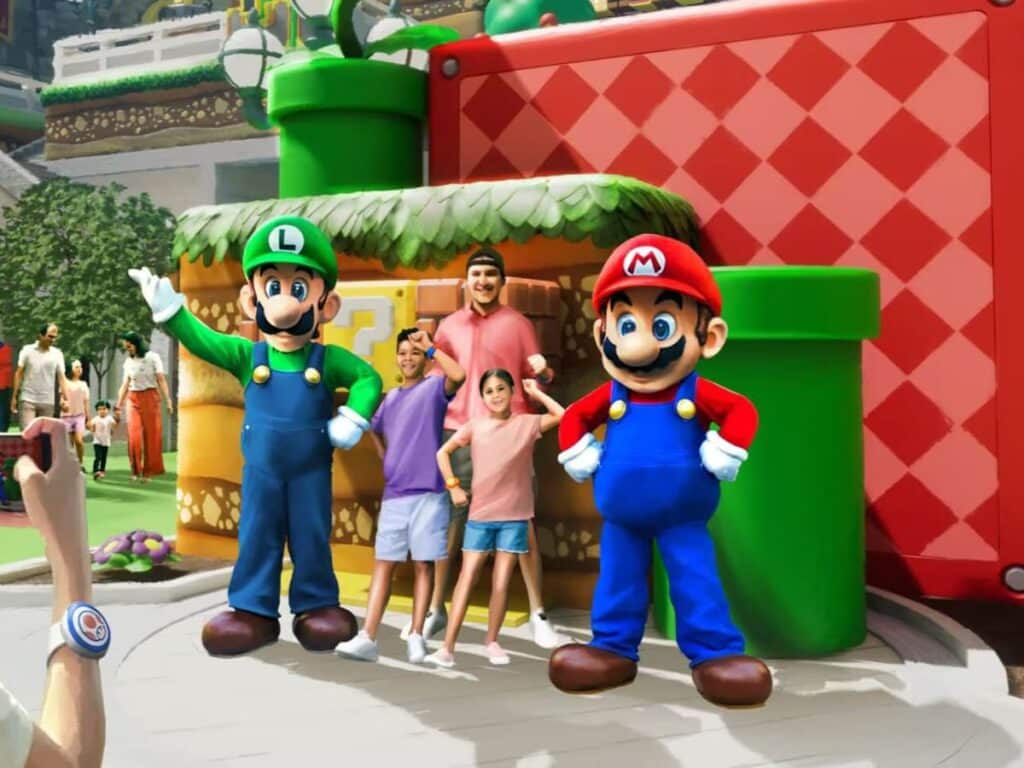 uper Nintendo World Character meet and greet