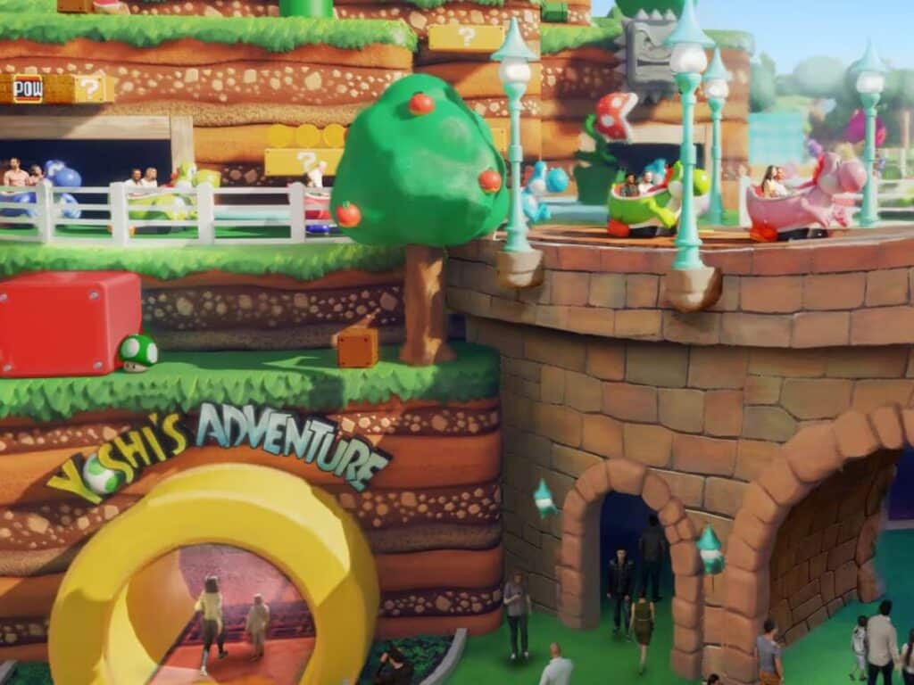 Yoshi's Adventure Super Nintendo World